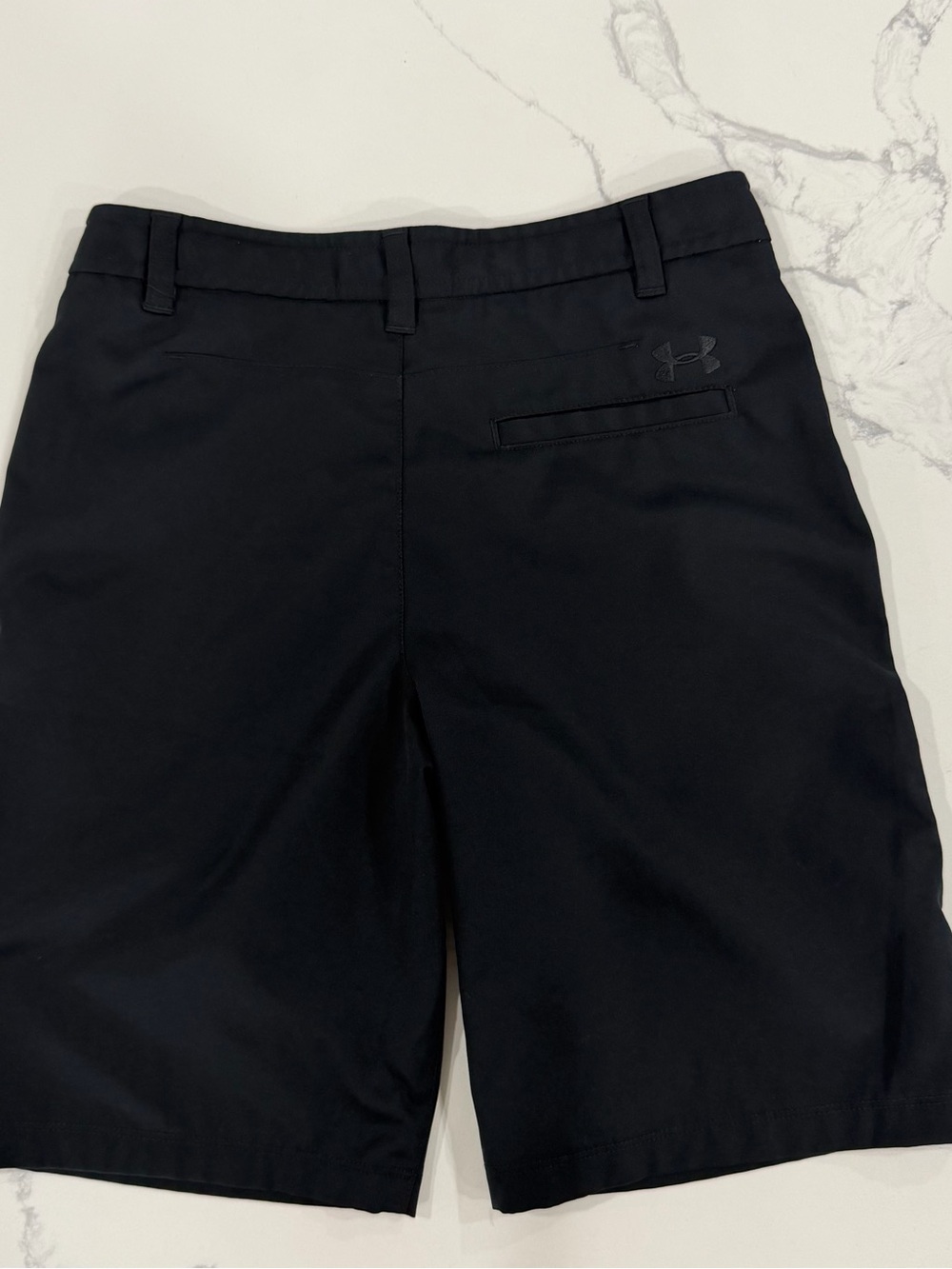 Under Armour Boys Flat Front Performance Golf Shorts Black Size 14 (Youth Large)